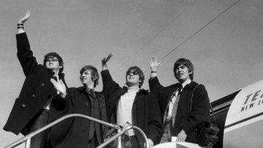The Beatles leave Sydney for  New Zealand on  June 21, 1964.