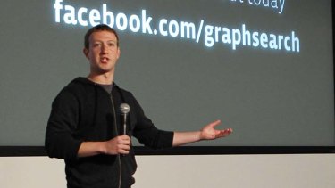 "Privacy aware" ... Facebook CEO Mark Zuckerberg.