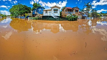The January 2011 floods in Brisbane.