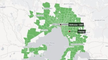 Australia is the most common country of birth for all but two Melbourne suburbs.
