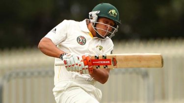Usman Khawaja will make his Test debut in Sydney on Monday.