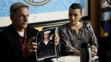 Gibbs (Marc Harmon) and Ziva (Cote de Pablo) in the world's most watched drama, <i>NCIS</i>.