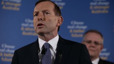 Opposition Leader Tony Abbott and Coalition immigration spokesman Scott Morrison announce a toughening up of asylum seeker policy.