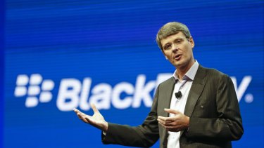 BlackBerry chief executive Thorsten Heins.