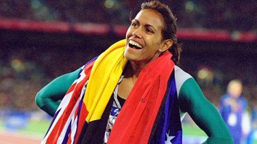 Sydney highlight ... Cathy Freeman celebrates after winning gold in 2000.