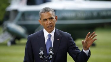 Crisis talks: Barack Obama has signalled that America's response will not be immediate.