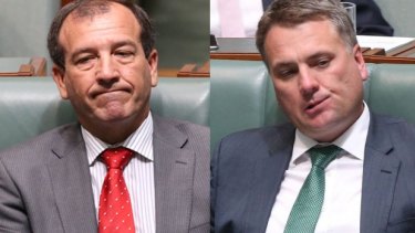 Mal Brough and Jamie Briggs both stepped down on Tuesday.