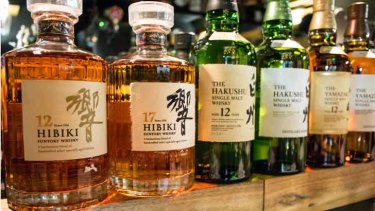 The whisky range offered by Japan's Suntory distillery.