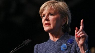 Foreign Minister Julie Bishop: "It is those who forget history who are doomed to repeat it."