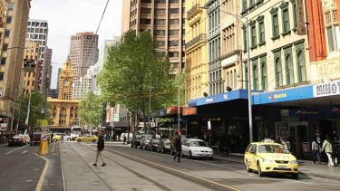 Closing two blocks of Elizabeth Street to cars would create a pedestrian corridor that linked the street to Bourke Street Mall and Swanston Street.