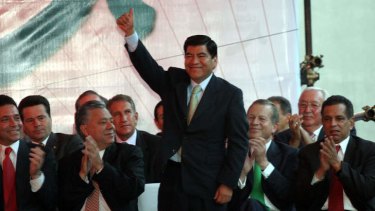 Mario Marin, Puebla state governor of the Institutional Revolutionary Party in 2004.