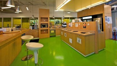 A microkitchen in Google's Mountain View office.