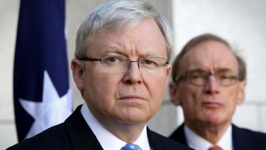 Prime Minister Kevin Rudd, with Foreign Minister Senator Bob Carr, said Australia would have an important role to play in finding a solution to violence in Syria.