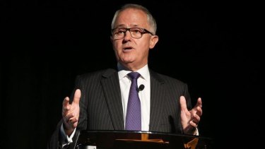 Communications Minister Malcolm Turnbull at the online copyright panel infringement forum on Tuesday.