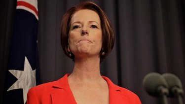 Julia Gillard ... said she played a limited role.
