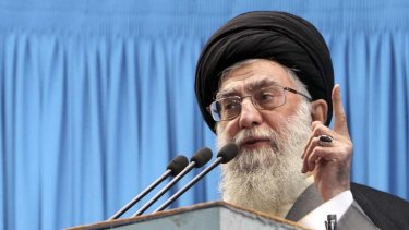 Support ... Khamenei has offered helped to any nation that defies Israel.