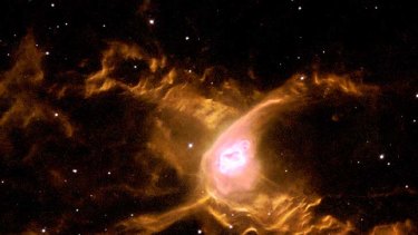 Web of intrigue ... the Red Spider Nebula has one of the hottest stars.