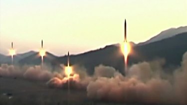 North Korea fires what appears to be a short-range ballistic missile.