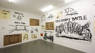 An installation view from Soren Dahlgaard at Gertrude Contemporary.