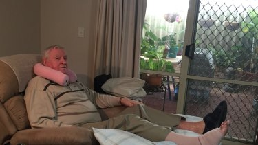 Ivan Broxton, 80, waited more than twice the advised waiting time for his foot surgery. 