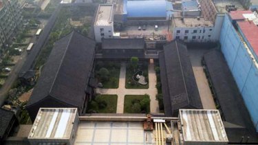 Gu's compound and  its rooftop garden, on top of an apartment block in Puyang,  Henan province.