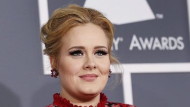 Grammy-winning singer Adele.