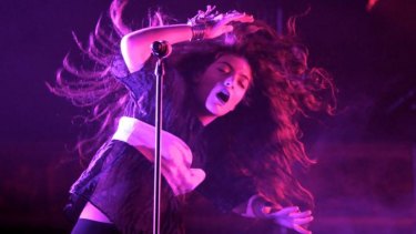 Lorde prowled back and forth the stage at Festival Hall.