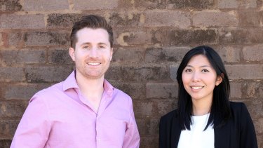 GlamCorner founders Dean Jones and Audrey Khaing-Jones have a background in finance rather than fashion. 