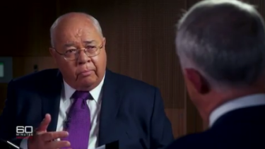 'I want to say, Welcome Prime Minister Trumbull [sic]: Laurie Oakes grils Malcolm Turnbull on <i>60 Minutes</i>.