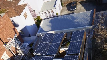 Greater efficiency: 5x4, a solar powered unit in East Melbourne, will soon add Enphase batteries to its array of technologies.