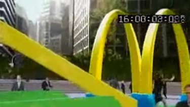 Golden arches ... Channel Seven argued the ad was a 'station identifier'.