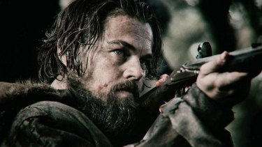 Leonard DiCaprio has to survive in the wilderness in <em>The Revenant.</em>