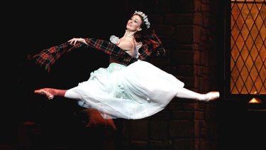 Highland fling: Madeleine Eastoe sails through the technical demands in the title role of <em>La Sylphide</em> for the Australian Ballet.