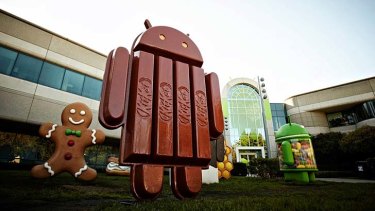 Google unveils its latest creation: Android KitKat is a new operating system and a special-edition chocolate bar.