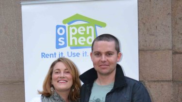 Open Shed co-founders Lisa Fox and Duncan Stewart