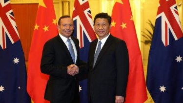 Prime Minister Tony Abbott hopes to sign a deal with Chinese President Xi Jinping.