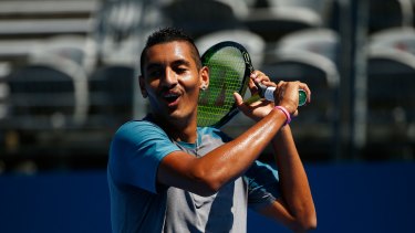 Australian tennis player Nick Kyrgios will play Argentina's Federico Delbonis in the Australian Open first round. 