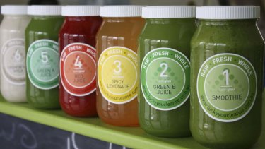 Visual treat ... nutrient-dense juices not only keep taste buds entertained, they look appealing, too.