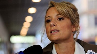 Combative best: former premier Kristina Keneally was not suffering any fools when she appeared in front of an ICAC inquiry into Australian Water Holdings.