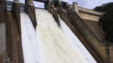 Sydney relies on Warragamba Dam for about 80 per cent of its water.