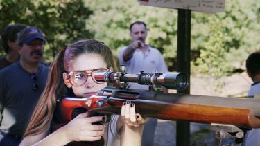 Shifting demographics ... an image from the documentary <em>A Girl and Her Gun.</em>
