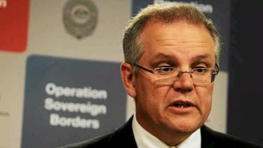 Commitment: Scott Morrison would not comment on whether on-ground disruptions of people smuggling ventures in Indonesia had ceased because of the spying row.