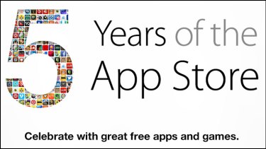 Giveaway: Apple celebrates five years of the App Store.