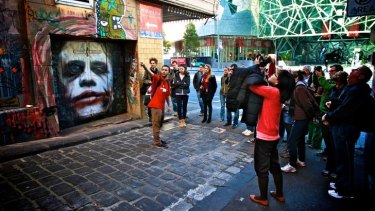 Melbourne City Council  is considering installing security cameras in Hosier Lane.