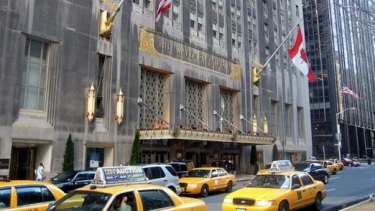 Big Apple icon: The Hilton will continue to operate the Waldorf Astoria  for the next 100 years as part of the deal.