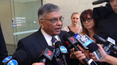 Jayant Patel on leaving court after receiving a wholly suspended jail term.