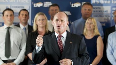 Campbell Newman opening his 2012 state election. 