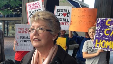 Shelley Argent of the PFAG said she was pleasantly surprised by the Newman government's decision on same-sex civil unions.