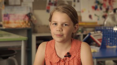 Nina, 10, worries about terrorists and getting things wrong at school.