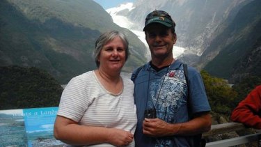 Feared dead: Queensland couple Catherine and Robert Lawton.